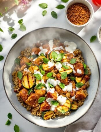 Ninja Speedi Harissa Chicken with Bulgur