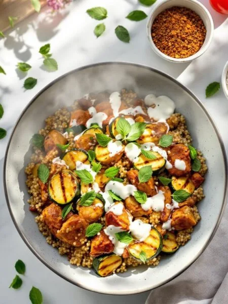 Ninja Speedi Harissa Chicken with Bulgur