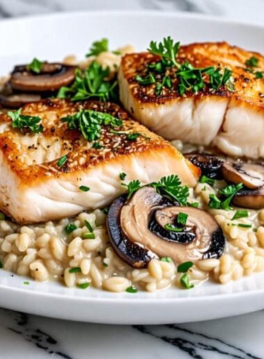 Ninja Speedi Mushroom Risotto with Hake