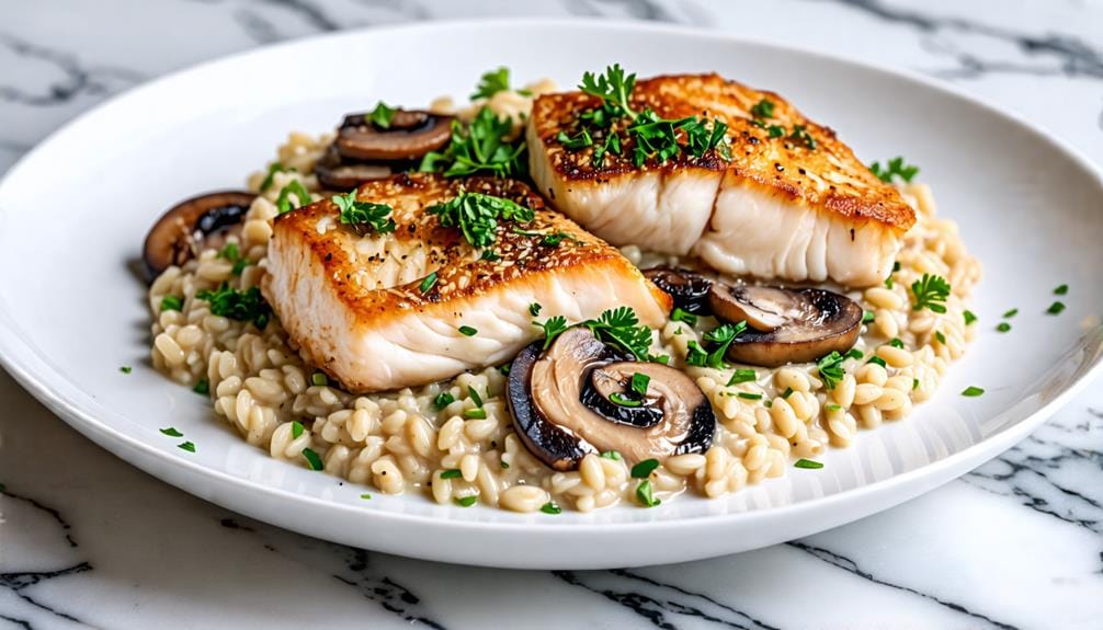 Ninja Speedi Mushroom Risotto with Hake