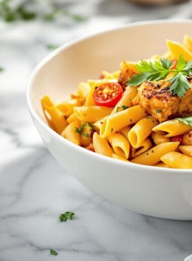 Spicy Peri Peri Chicken Pasta in Ninja Speedi