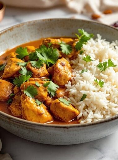 Ninja Speedi Spicy Chicken Madras Curry with Steamed Rice