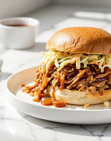 Quick Speedy BBQ Pulled Pork Sandwiches