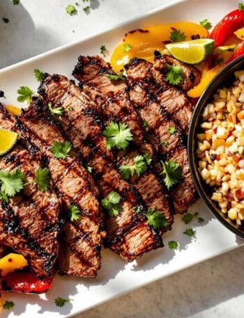 Speedi-Style Carne Asada with Chipotle Rice and Peppers