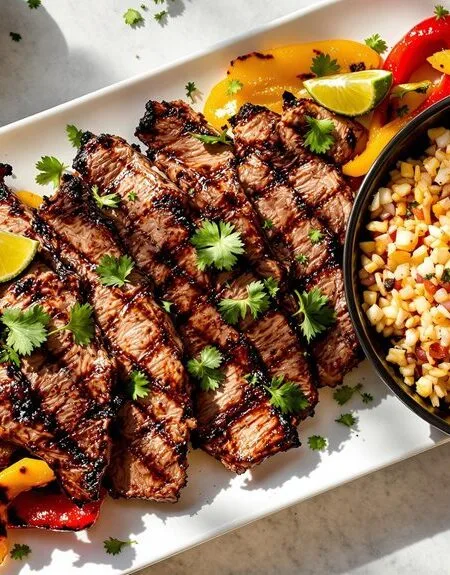 Speedi-Style Carne Asada with Chipotle Rice and Peppers