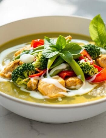 Thai Green Curry Chicken and Vegetables in Ninja Speedi