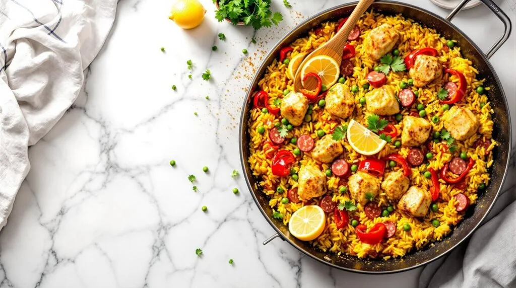 One-Pot Chicken & Chorizo Paella